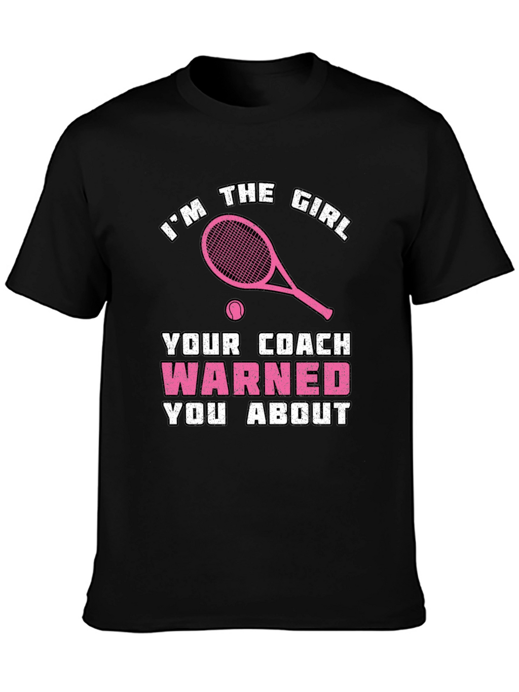 Tennis Girl Warning T-Shirt