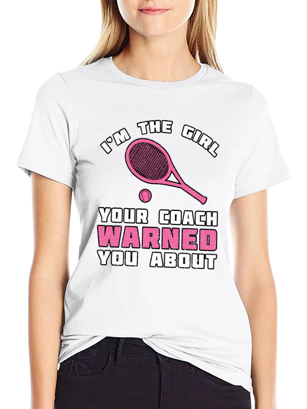 Tennis Girl Warning T-Shirt