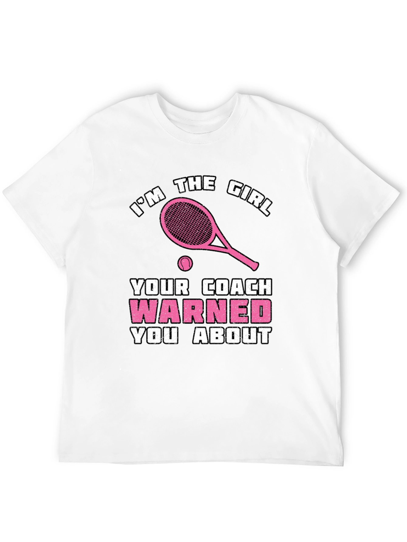 Tennis Girl Warning T-Shirt