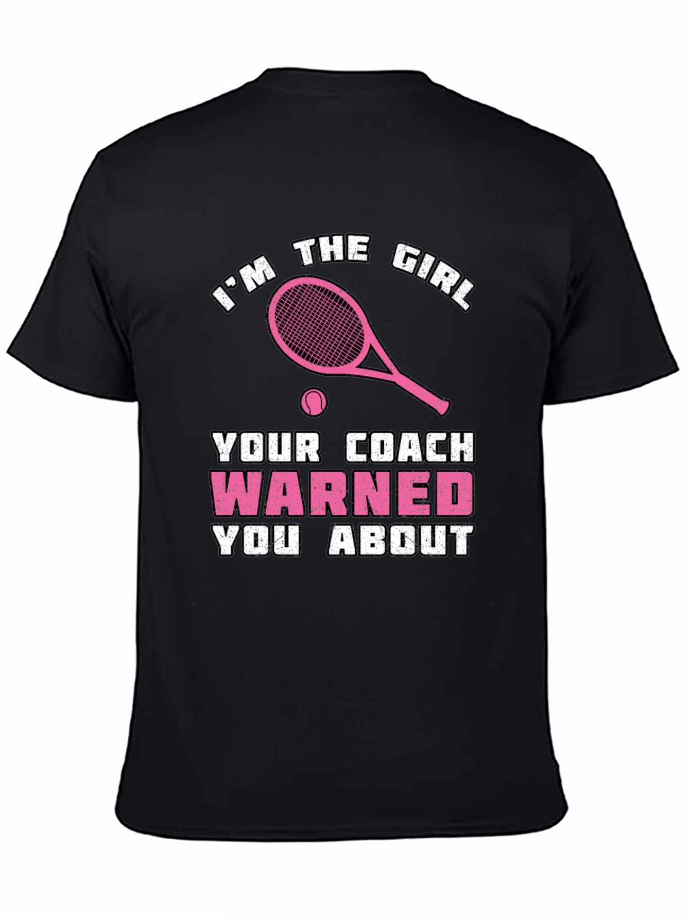 Tennis Girl Warning T-Shirt
