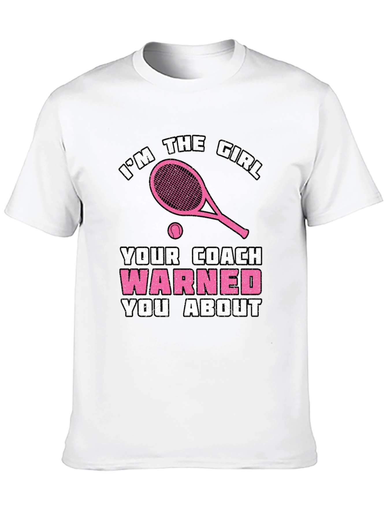 Tennis Girl Warning T-Shirt