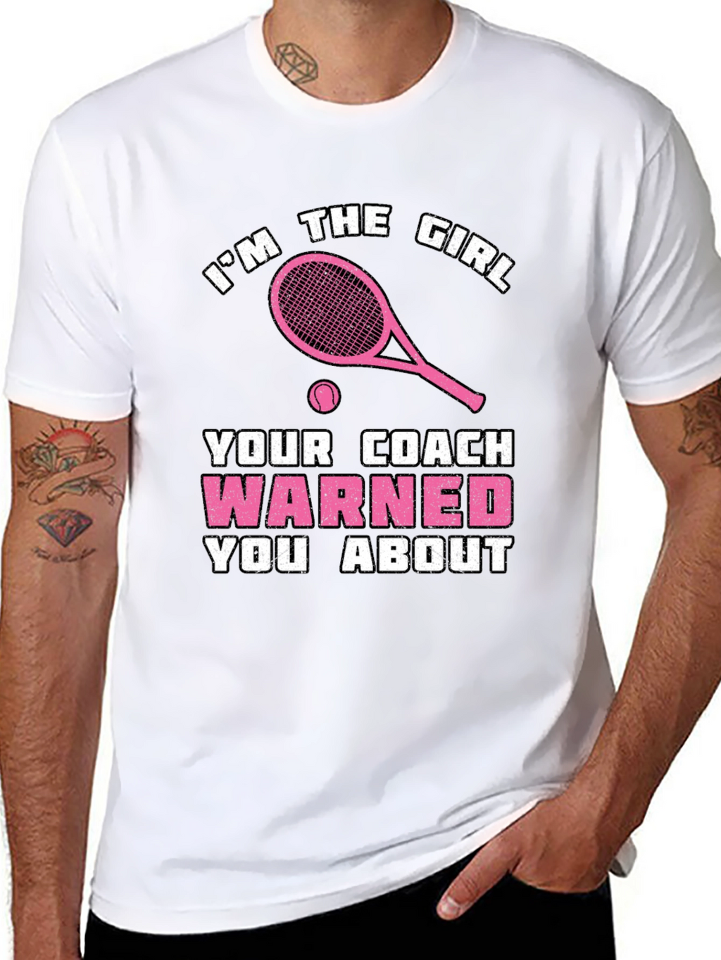 Tennis Girl Warning T-Shirt
