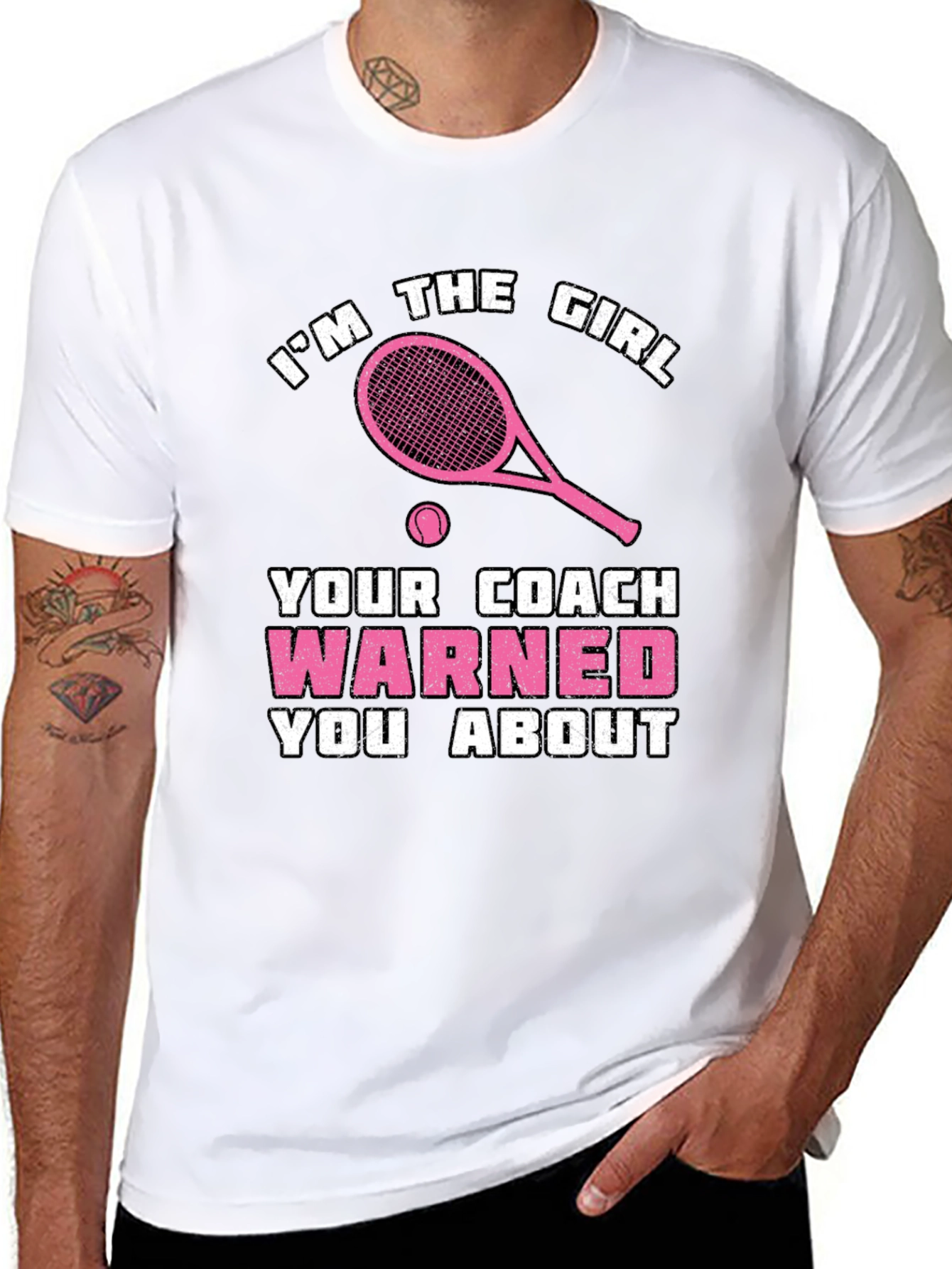 Tennis Girl Warning T-Shirt