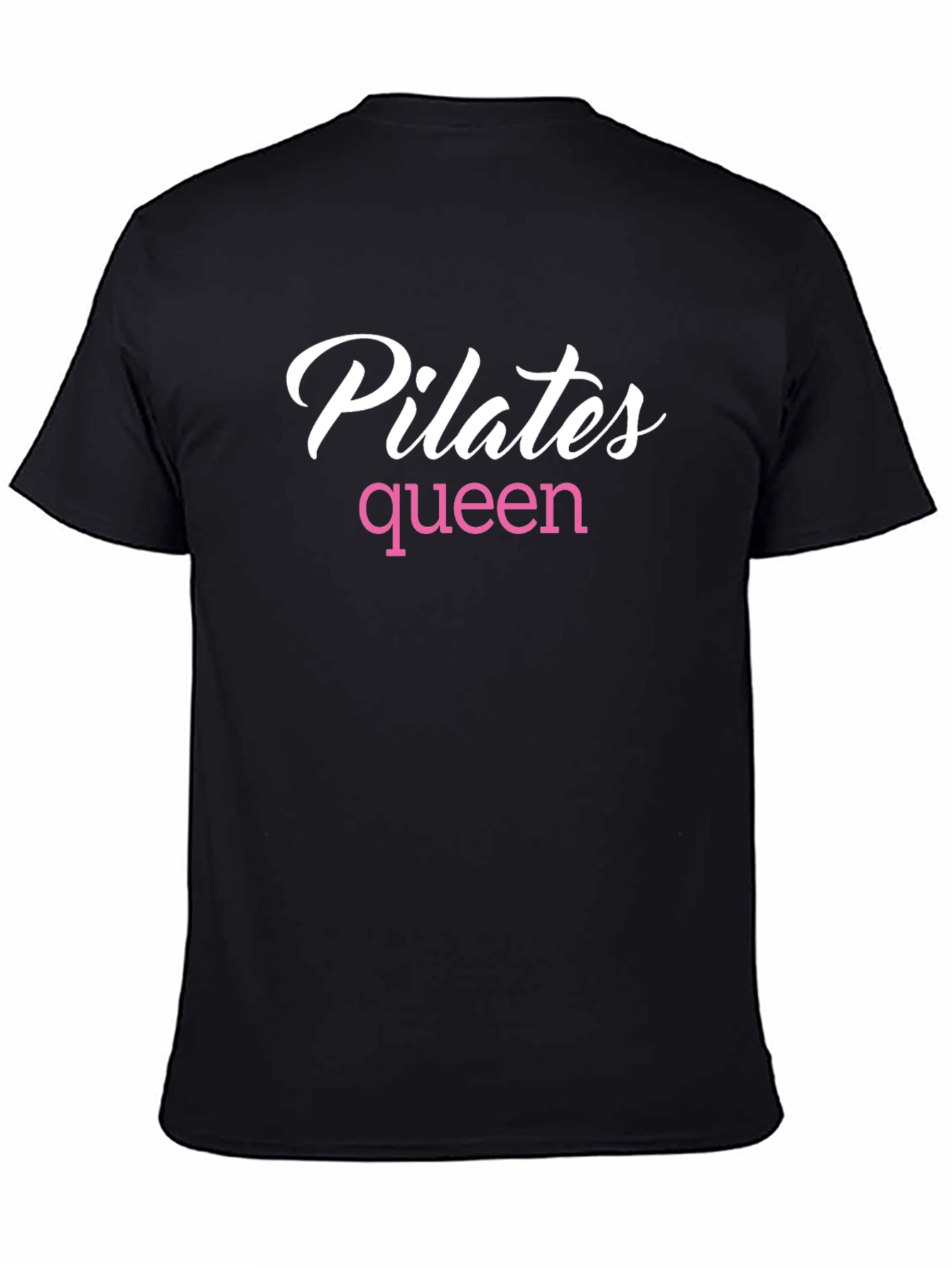 Pilates Queen Black T-Shirt - Fitness Apparel
