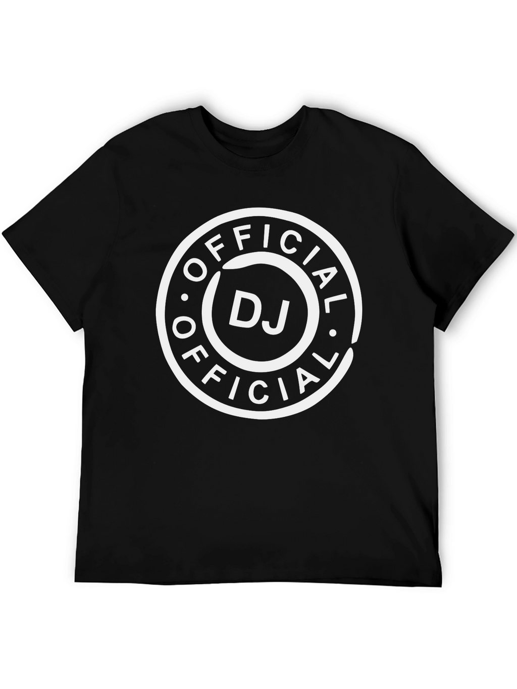 Official DJ Black T-Shirt - Music Event Wear