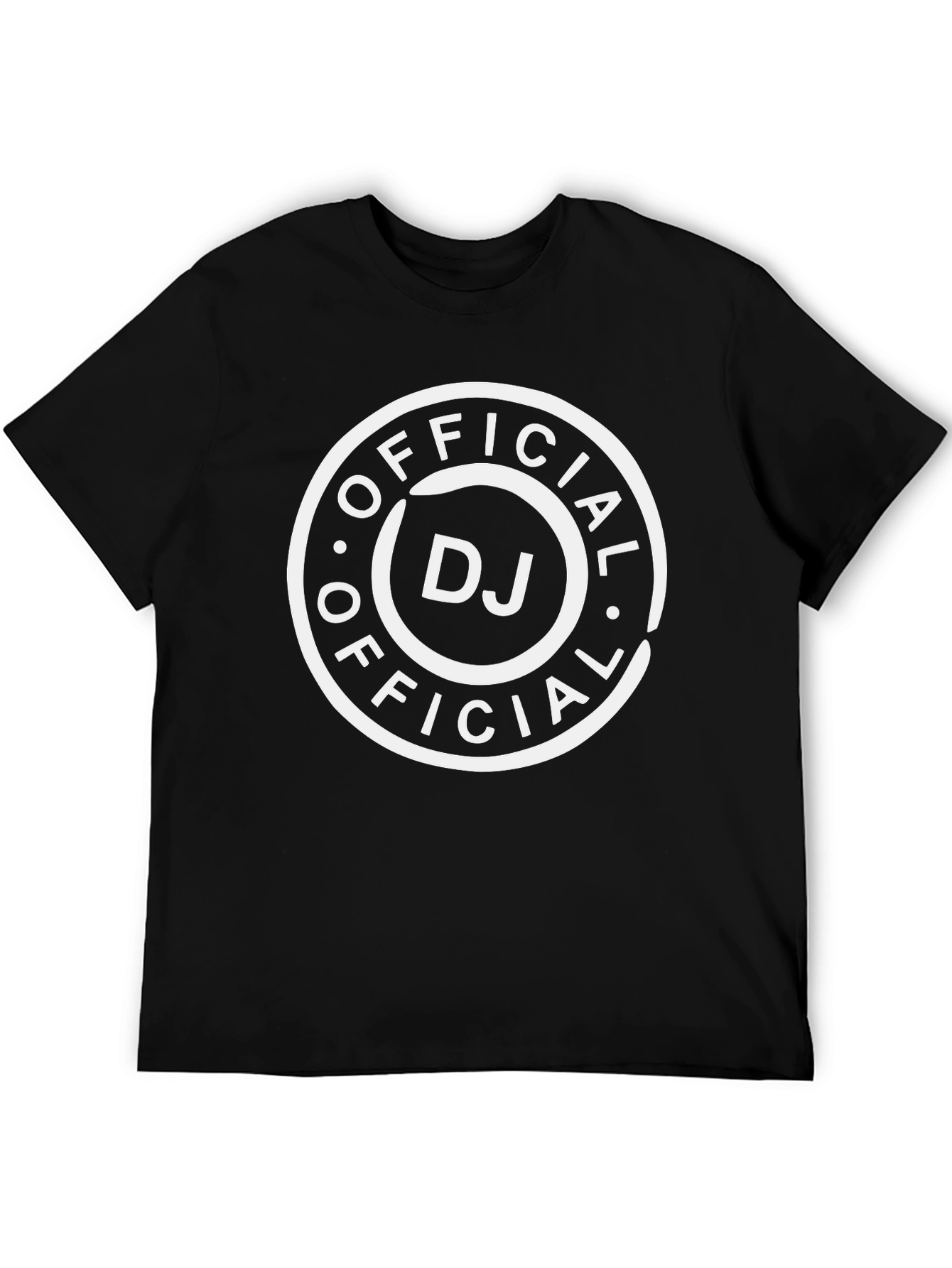 Official DJ Black T-Shirt - Music Event Wear