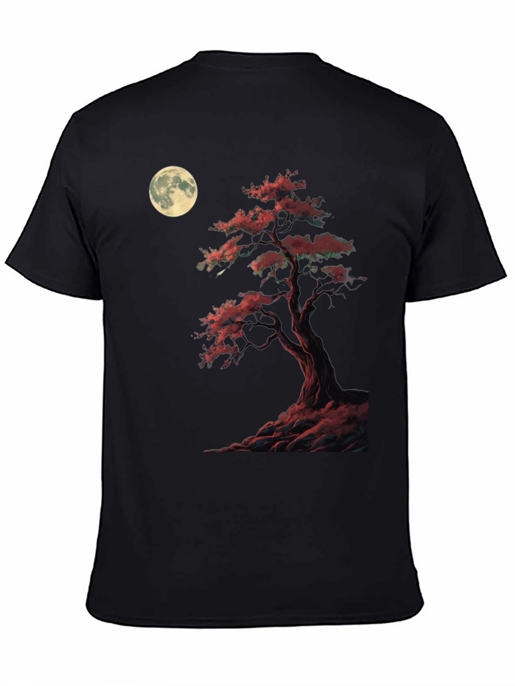 Moonlit Bonsai T-Shirt - Unique Graphic Tee