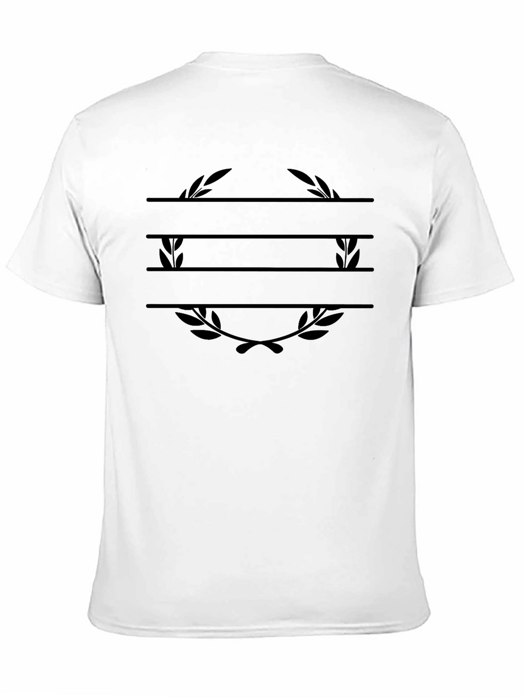 Personalized Laurel Wreath T-Shirt