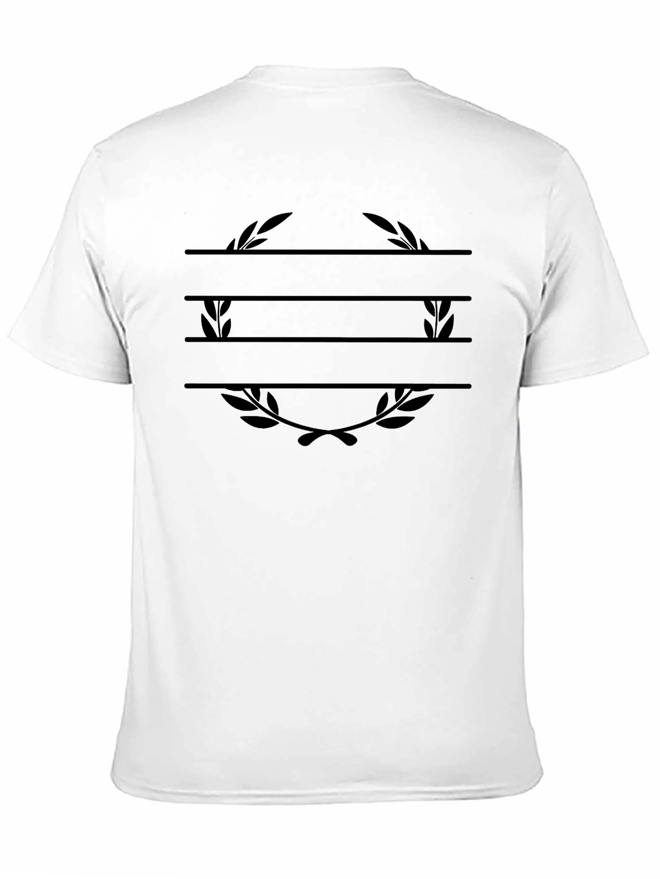 Personalized Laurel Wreath T-Shirt