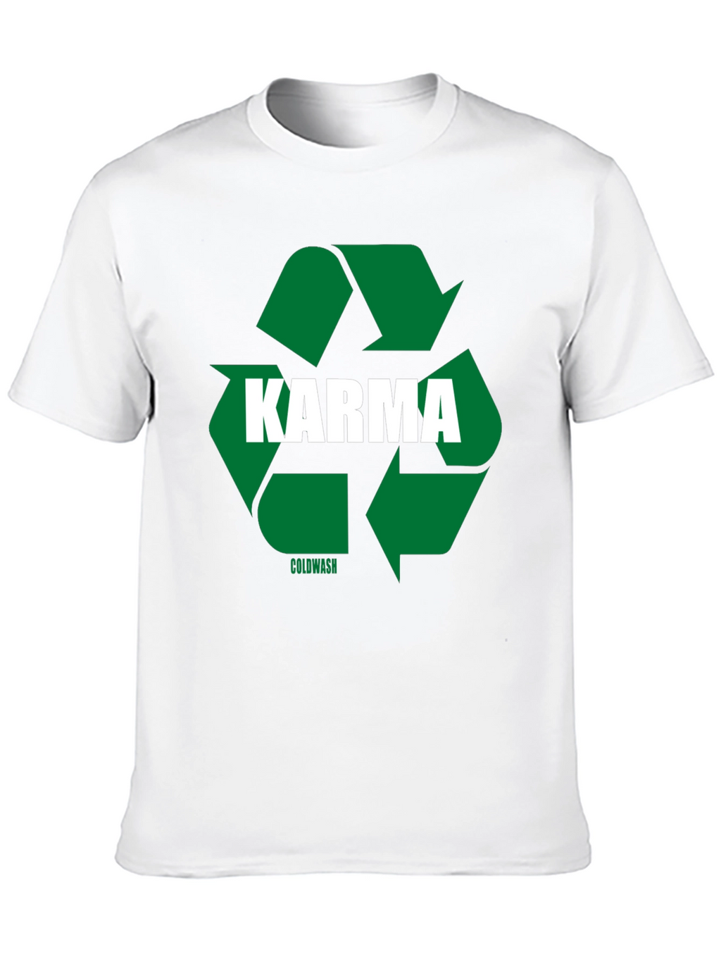 Karma Recycle Graphic Tee - Soft Cotton Blend