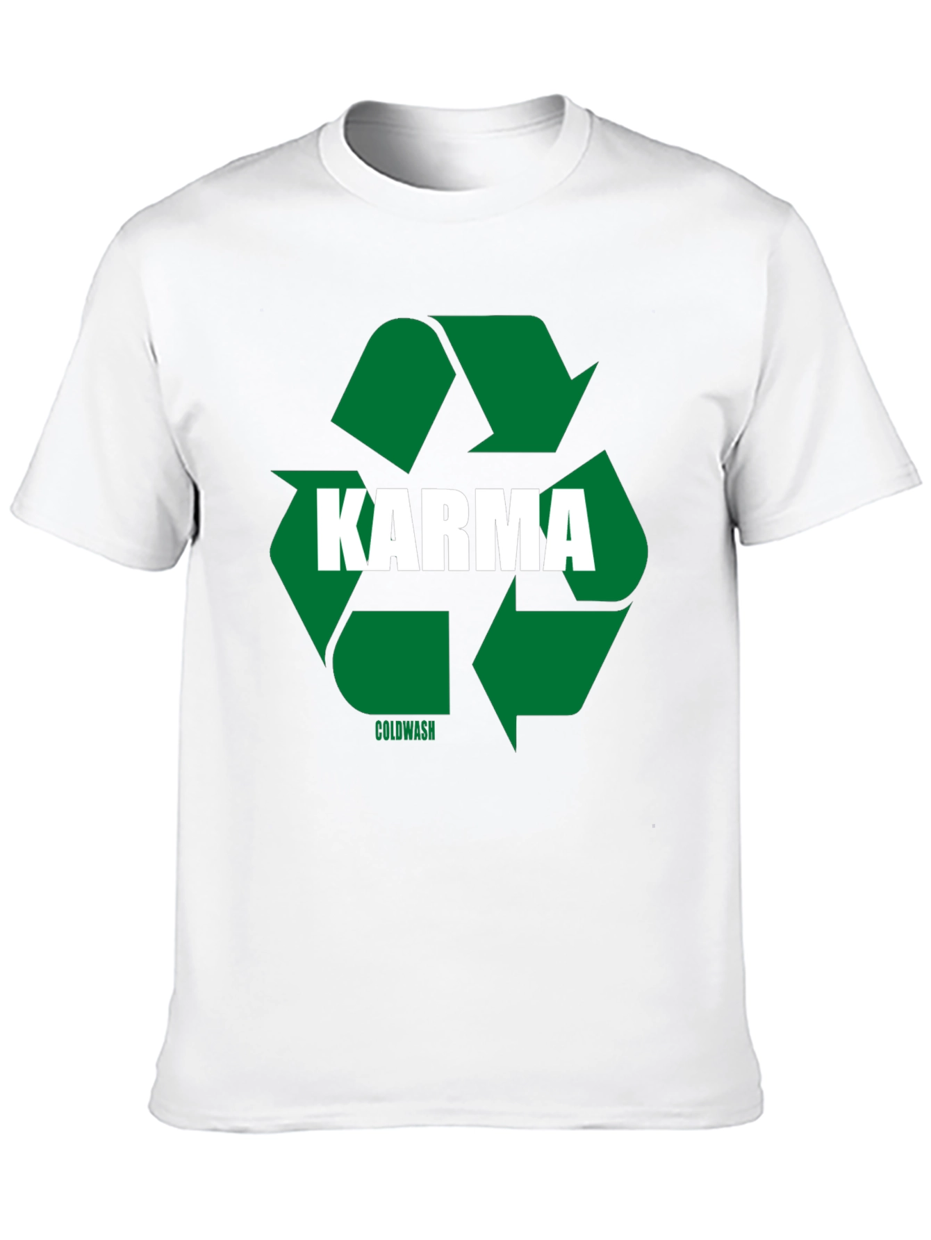 Karma Recycle Graphic Tee - Soft Cotton Blend