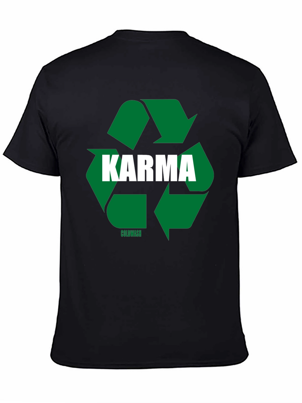 Karma Recycle Graphic Tee - Soft Cotton Blend
