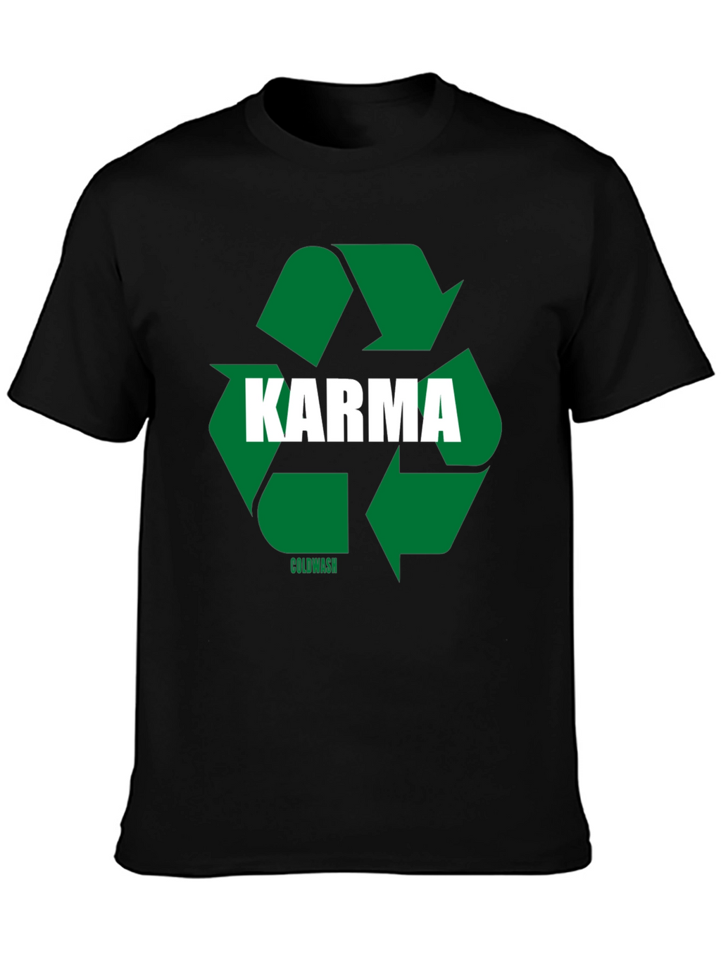 Karma Recycle Graphic Tee - Soft Cotton Blend