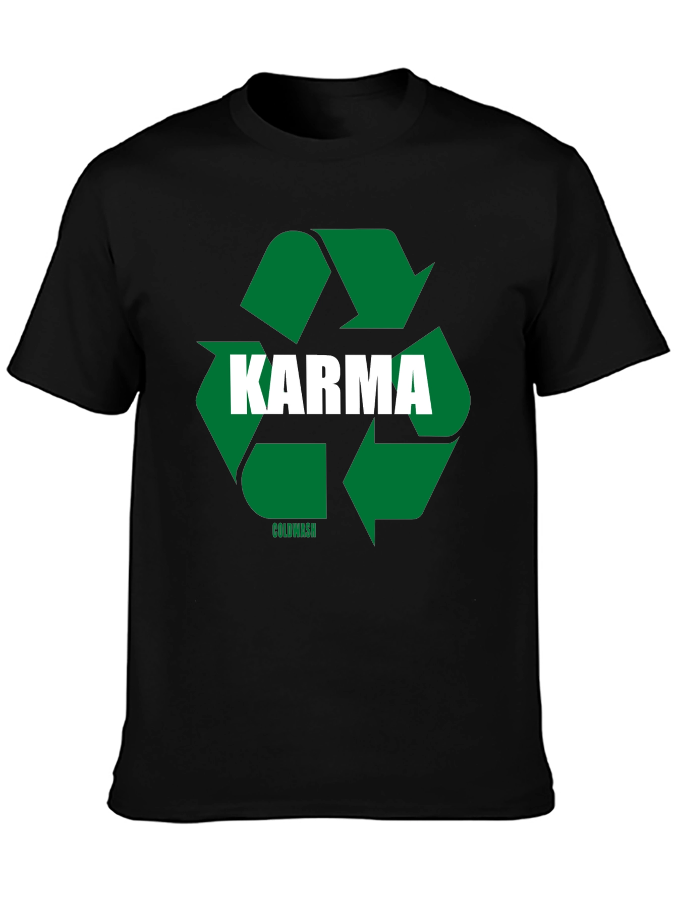 Karma Recycle Graphic Tee - Soft Cotton Blend
