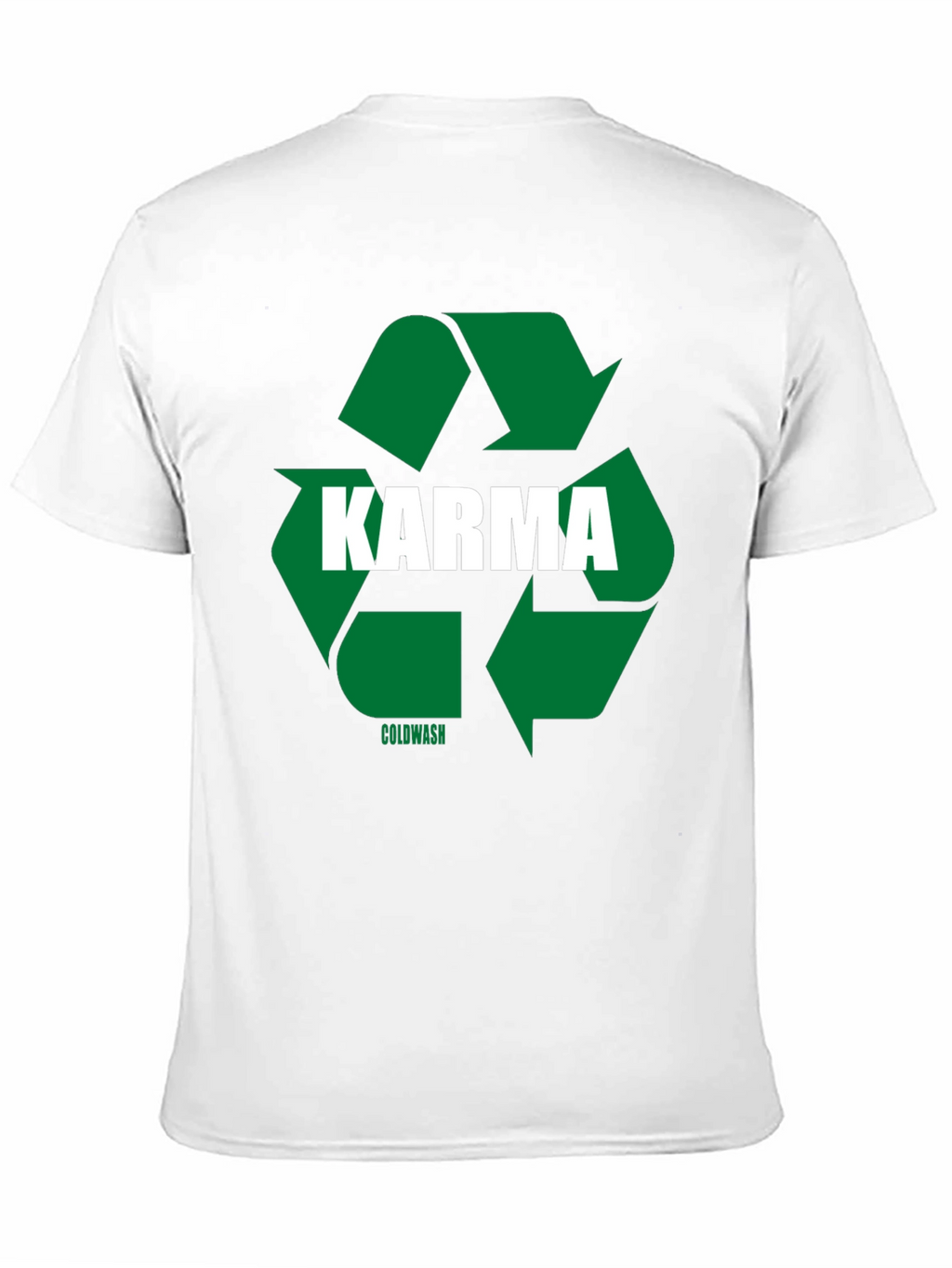 Karma Recycle Graphic Tee - Soft Cotton Blend