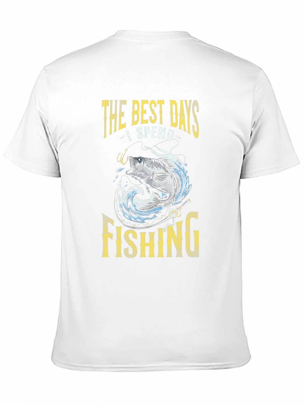 Fishing T-Shirt: Best Days Spent Fishing Graphic Tee