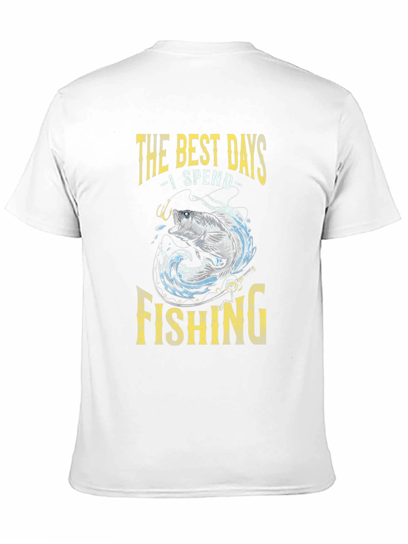 Fishing T-Shirt: Best Days Spent Fishing Graphic Tee