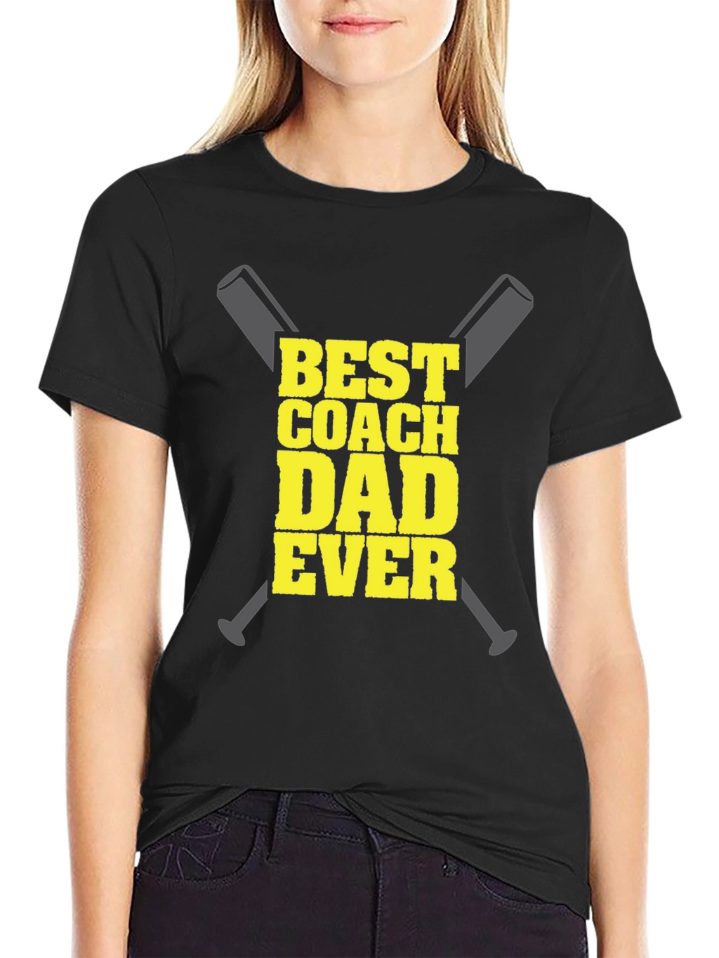 Best Coach Dad Ever Graphic T-Shirt