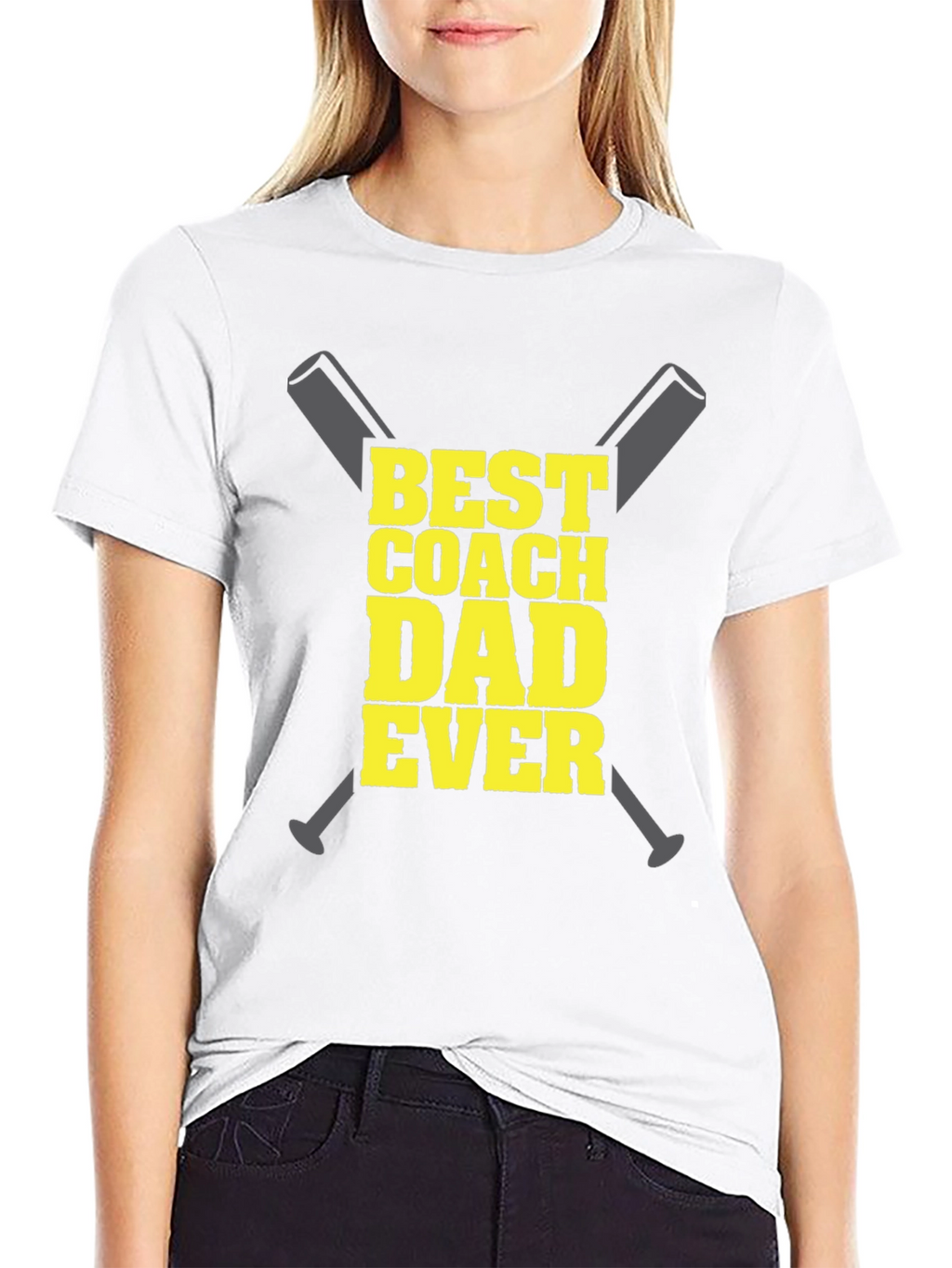 Best Coach Dad Ever Graphic T-Shirt