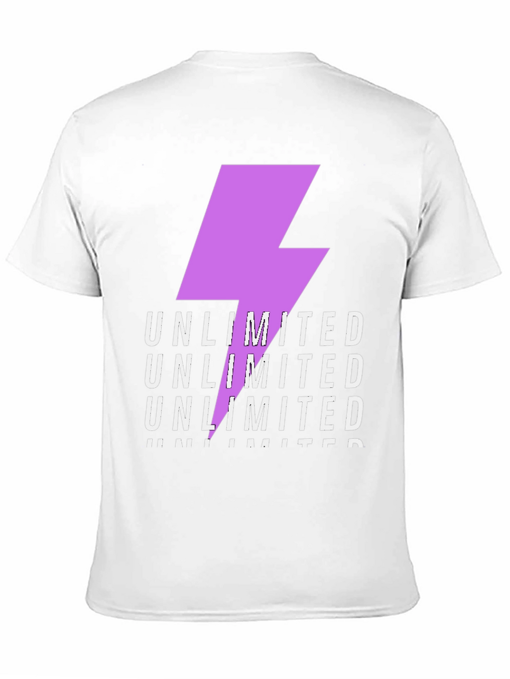 Unlimited Lightning Bolt Graphic Tee - Black