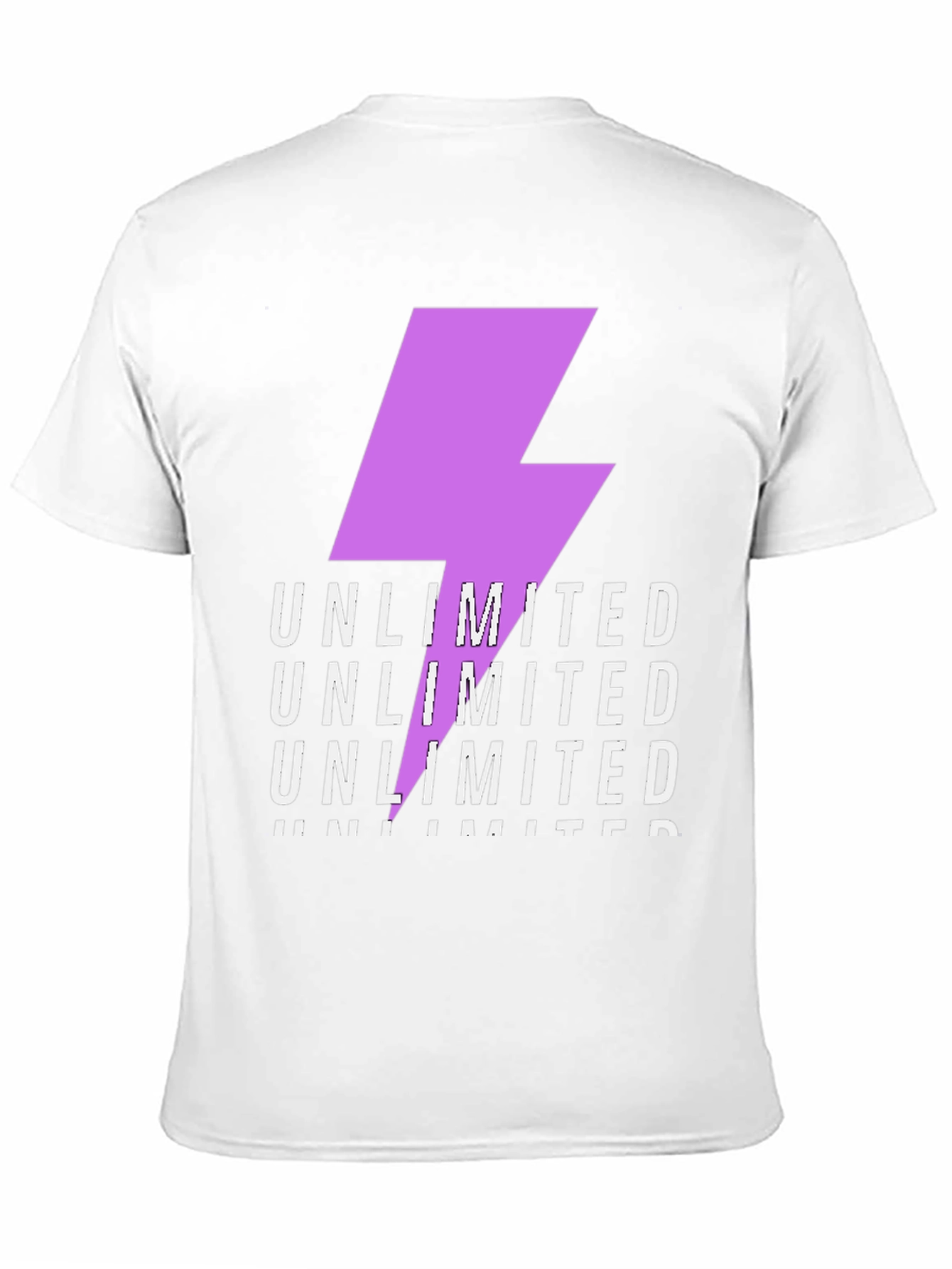 Unlimited Lightning Bolt Graphic Tee - Black