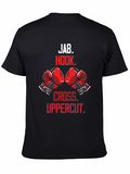 Boxing Moves T-Shirt | Jab Hook Cross Uppercut