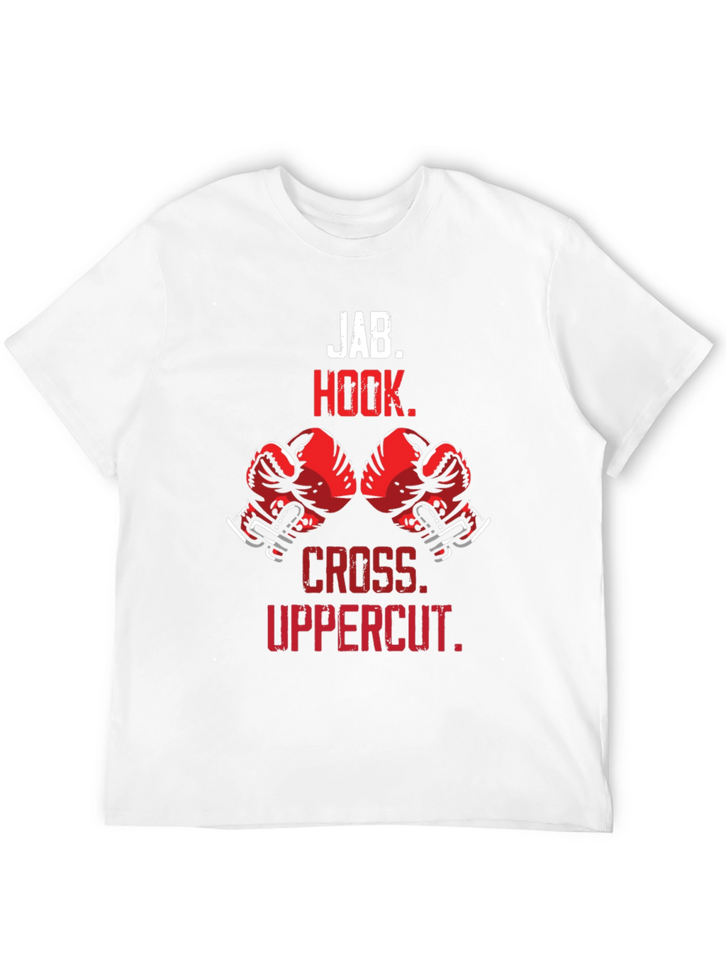 Boxing Moves T-Shirt | Jab Hook Cross Uppercut