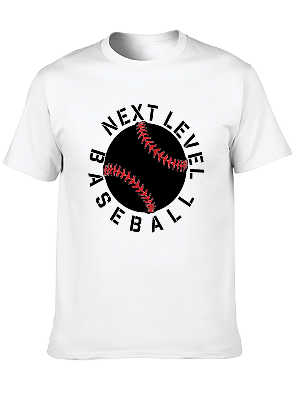 Next Level Baseball Graphic Tee - Black