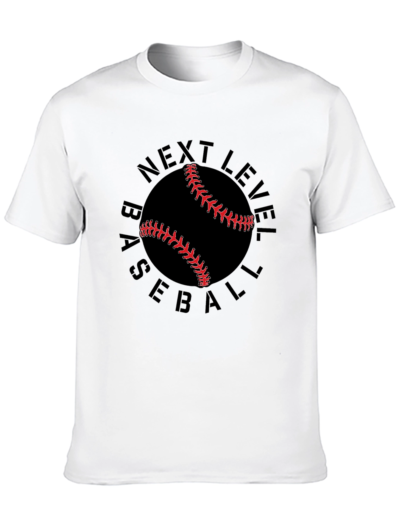 Next Level Baseball Graphic Tee - Black