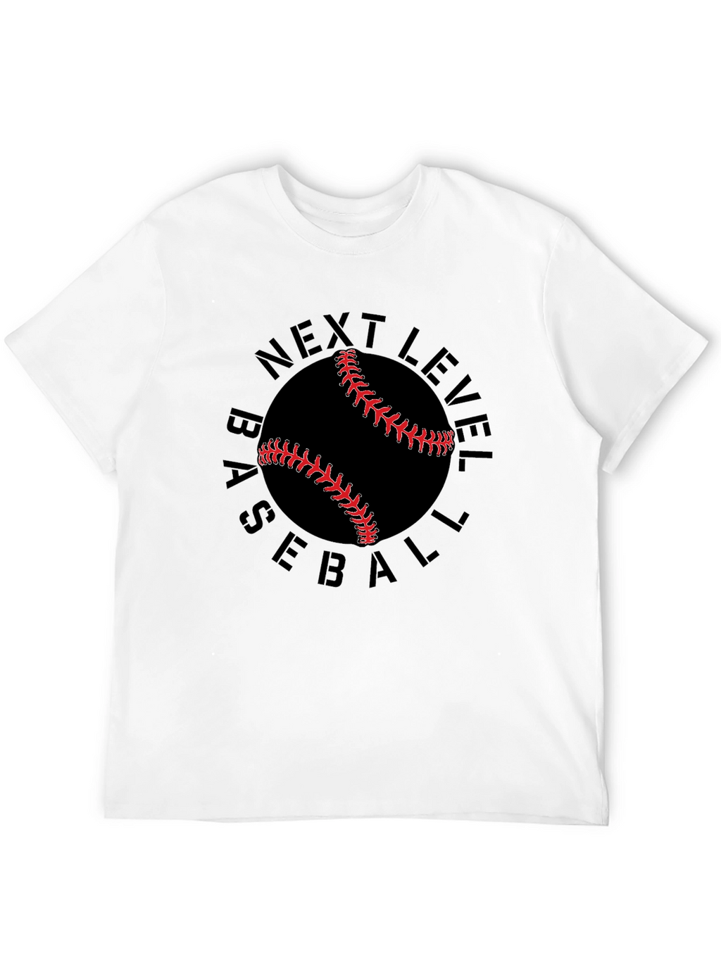 Next Level Baseball Graphic Tee - Black