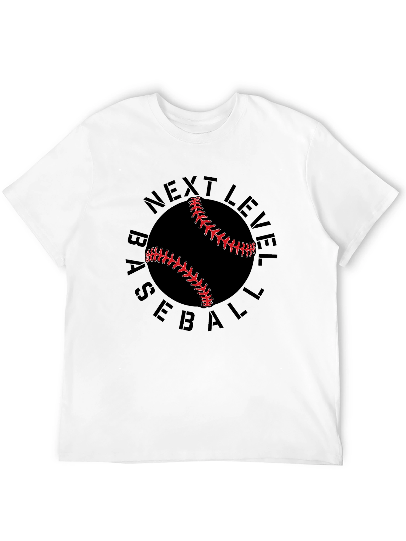 Next Level Baseball Graphic Tee - Black