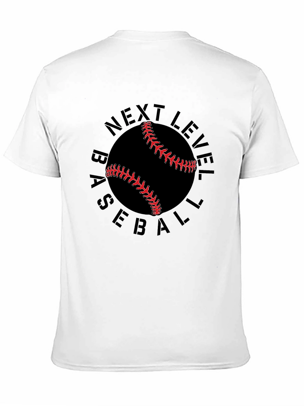 Next Level Baseball Graphic Tee - Black