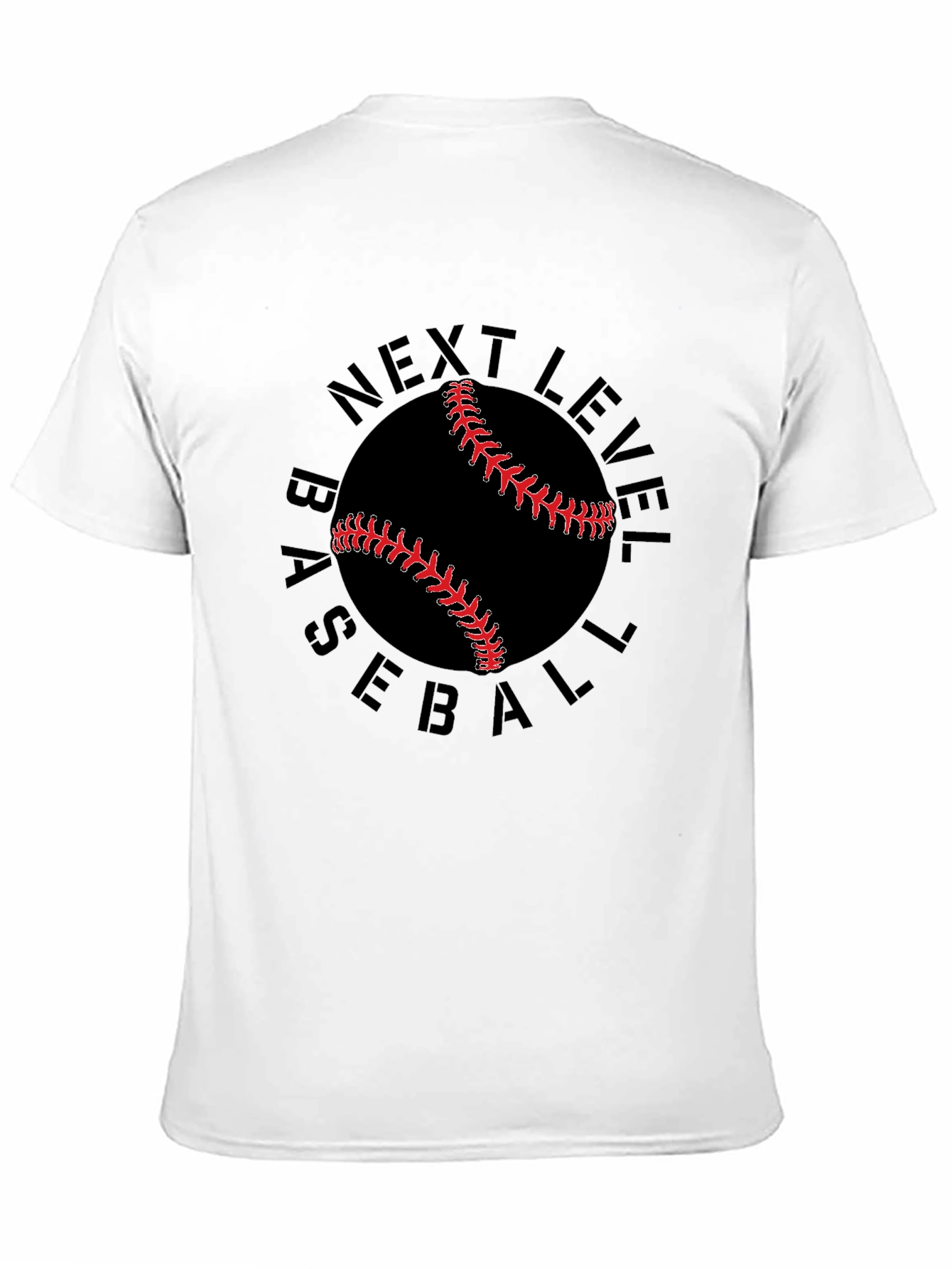 Next Level Baseball Graphic Tee - Black