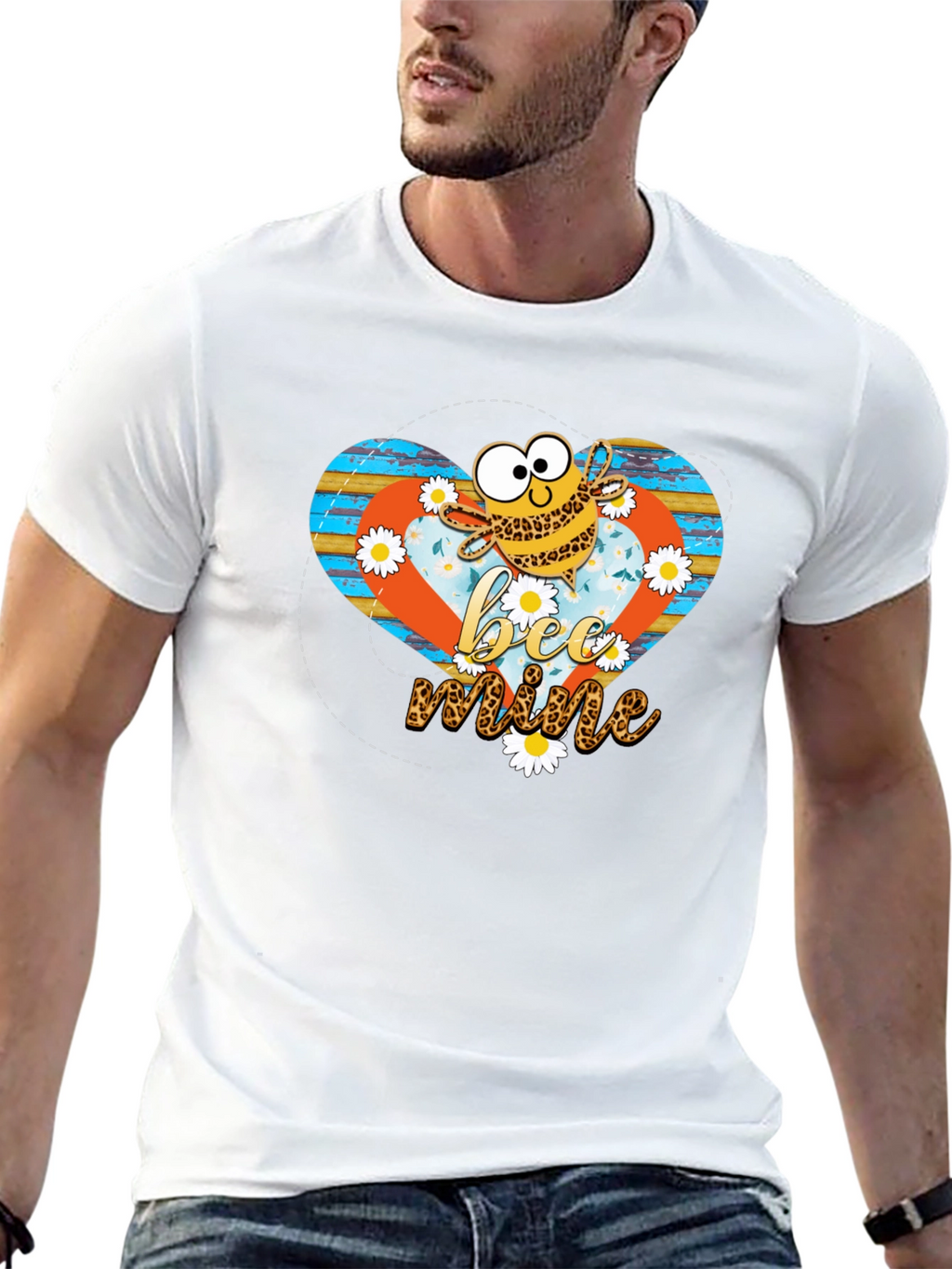 Bee Mine Graphic Tee - Mens Black T-Shirt