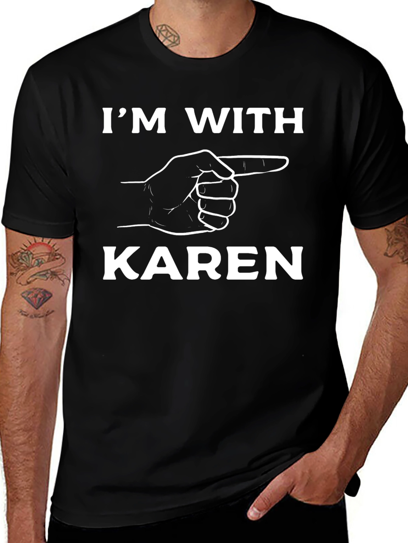 Im With Karen Graphic Tee