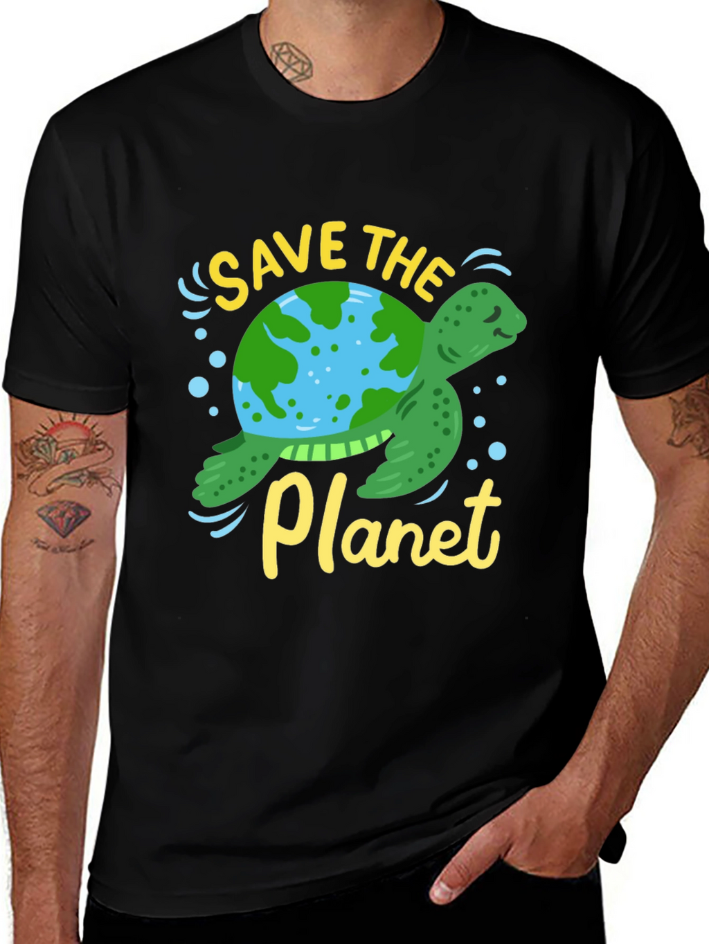Save the Planet Turtle T-Shirt