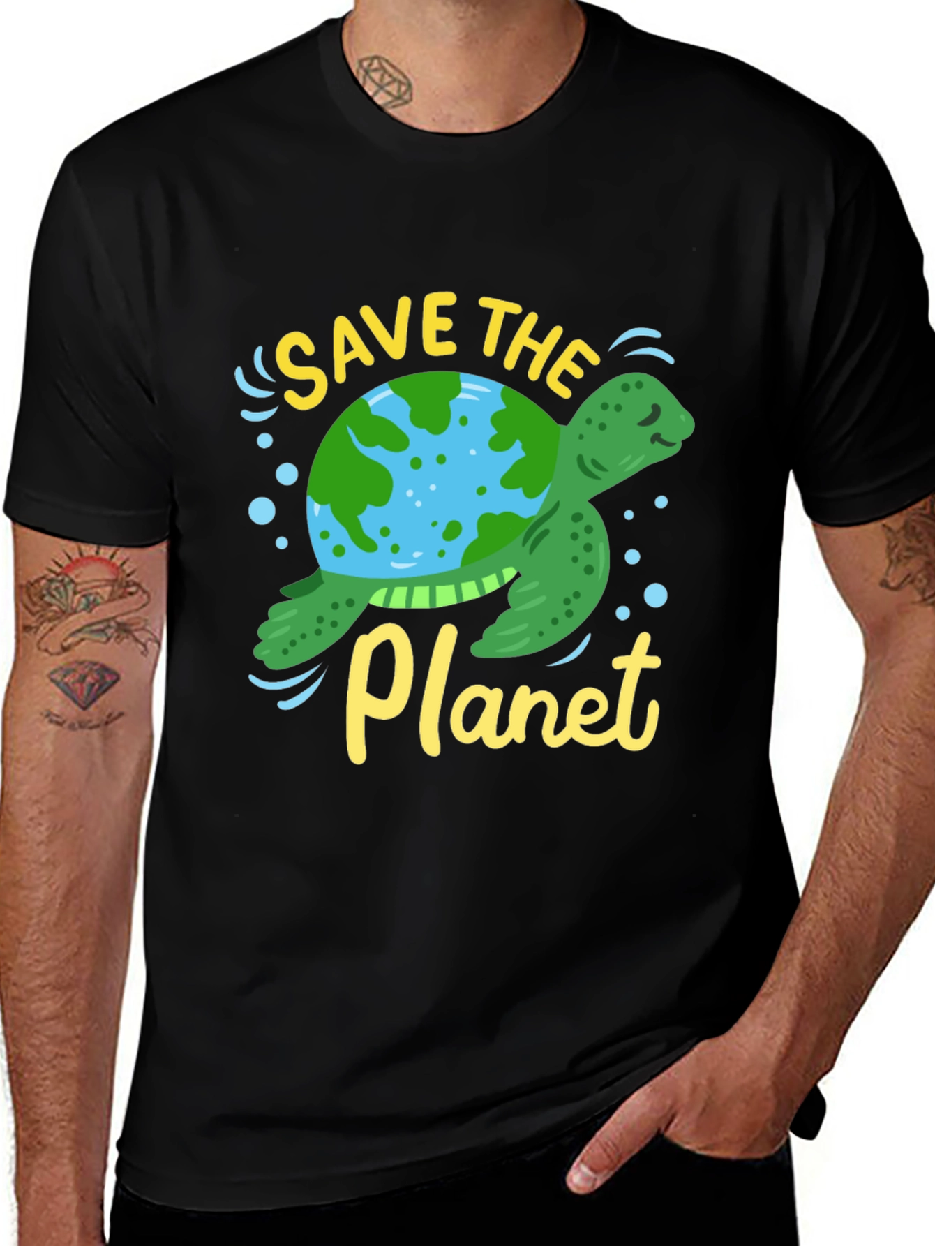 Save the Planet Turtle T-Shirt