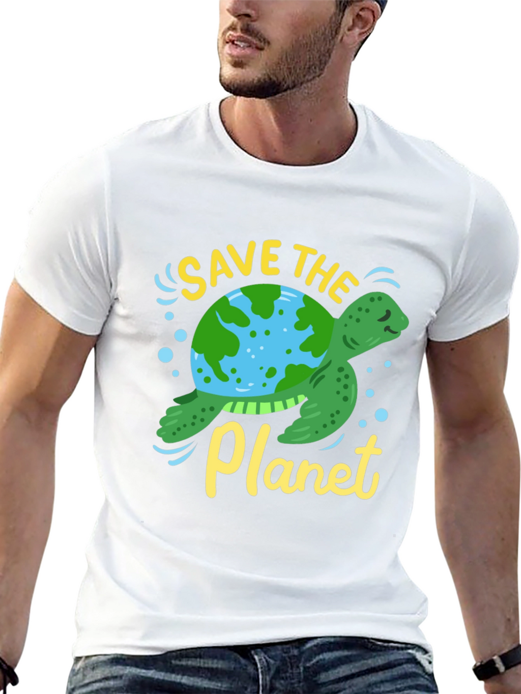 Save the Planet Turtle T-Shirt