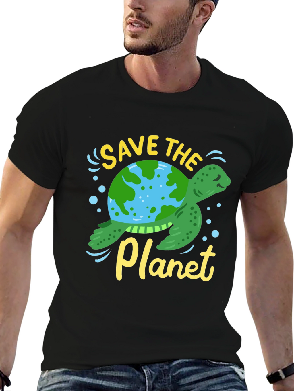 Save the Planet Turtle T-Shirt