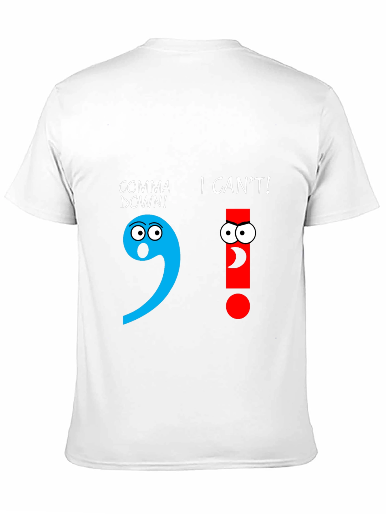 Comical Grammar T-Shirt: Punctuation Humor