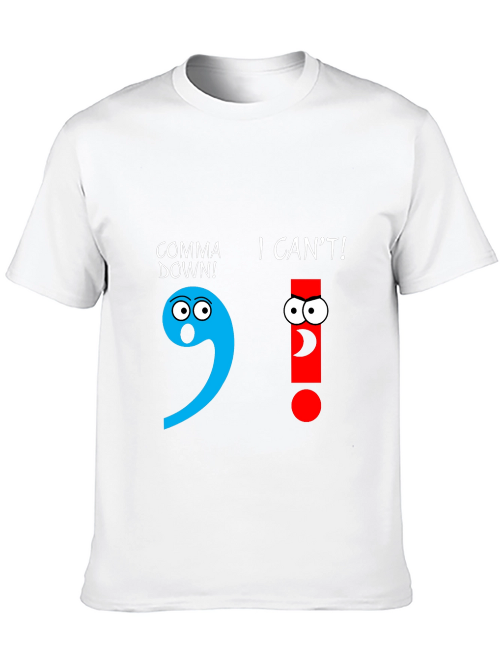 Comical Grammar T-Shirt: Punctuation Humor