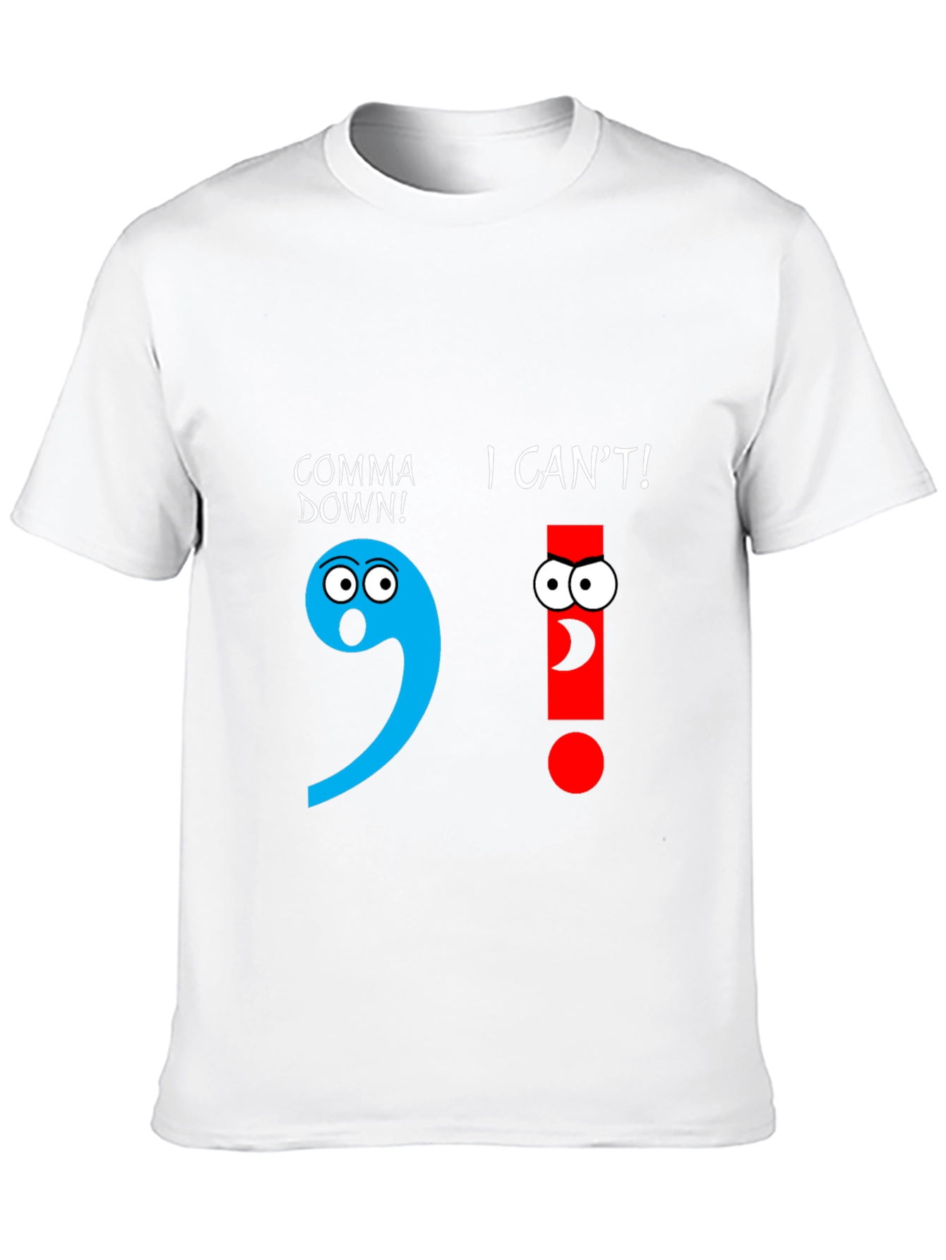 Comical Grammar T-Shirt: Punctuation Humor