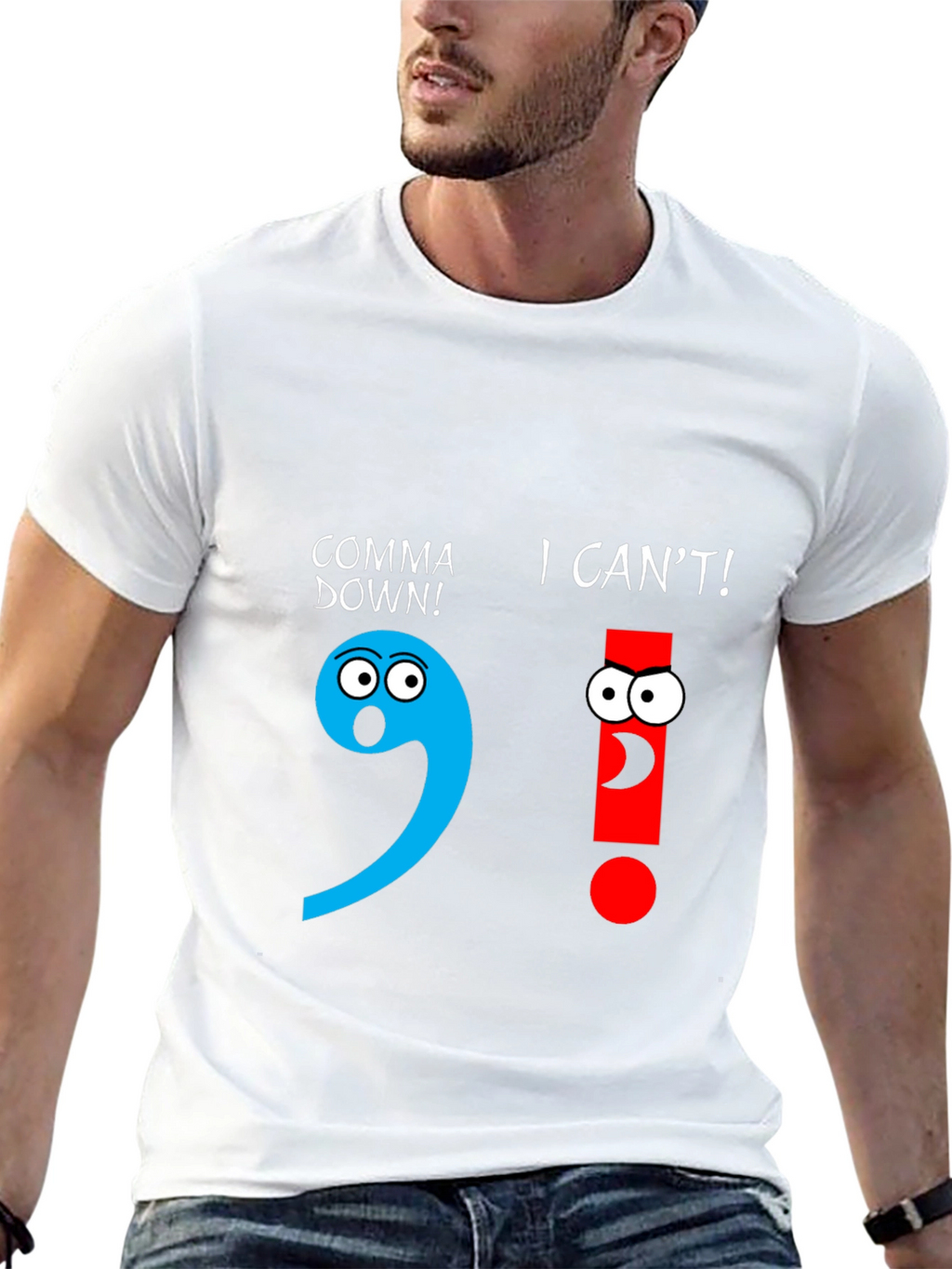 Comical Grammar T-Shirt: Punctuation Humor