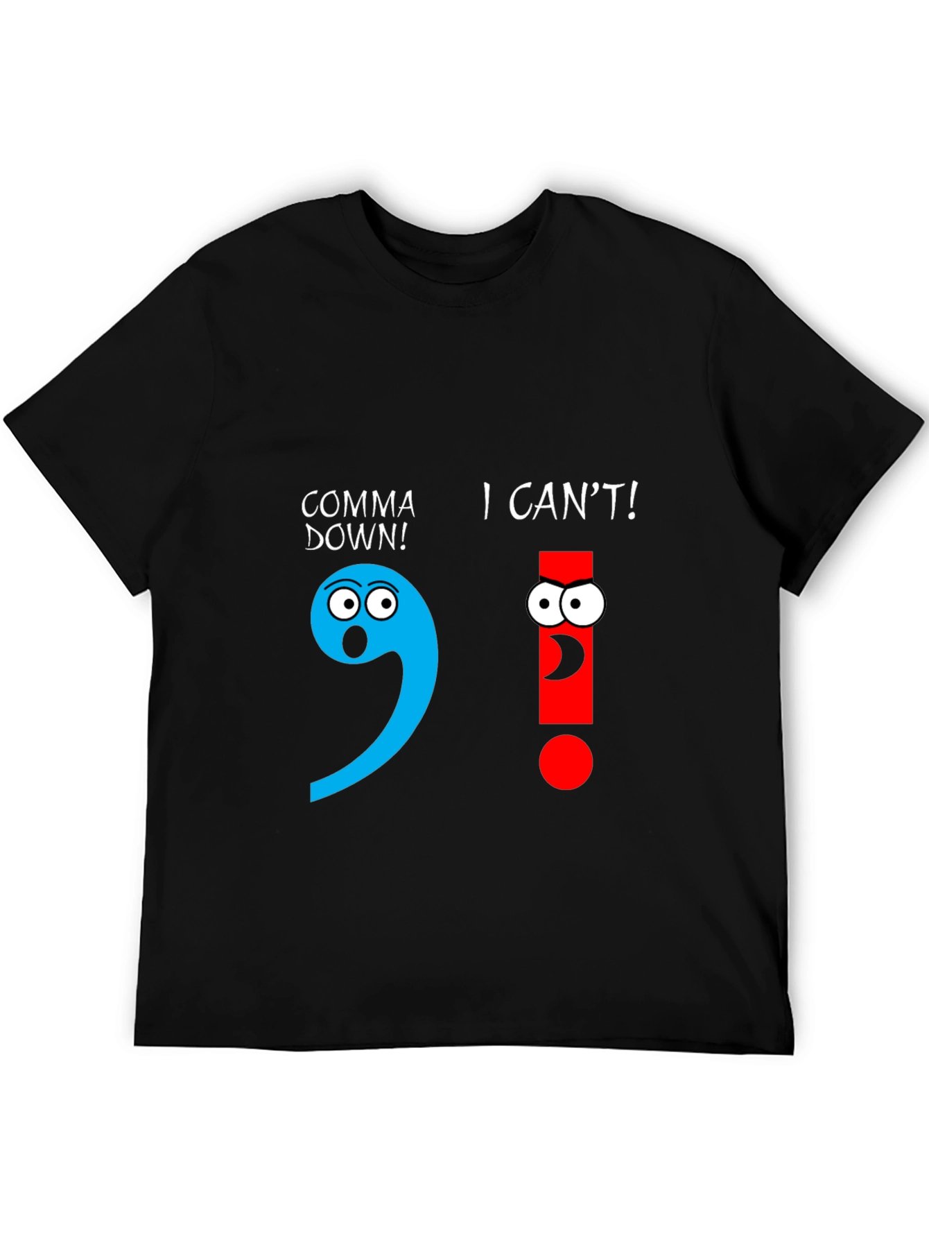 Comical Grammar T-Shirt: Punctuation Humor