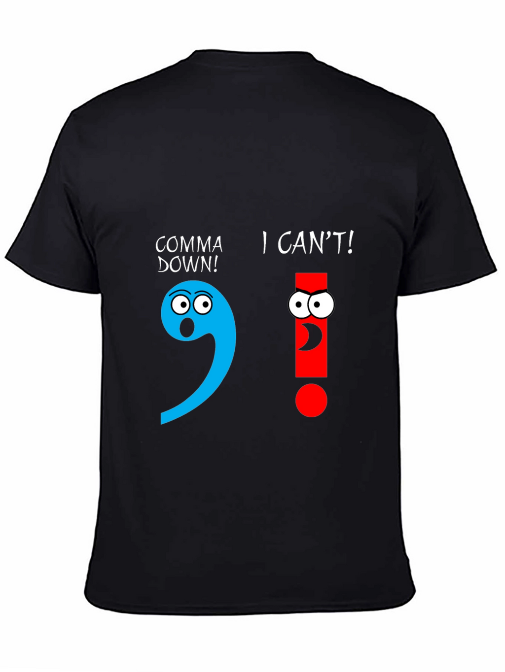 Comical Grammar T-Shirt: Punctuation Humor