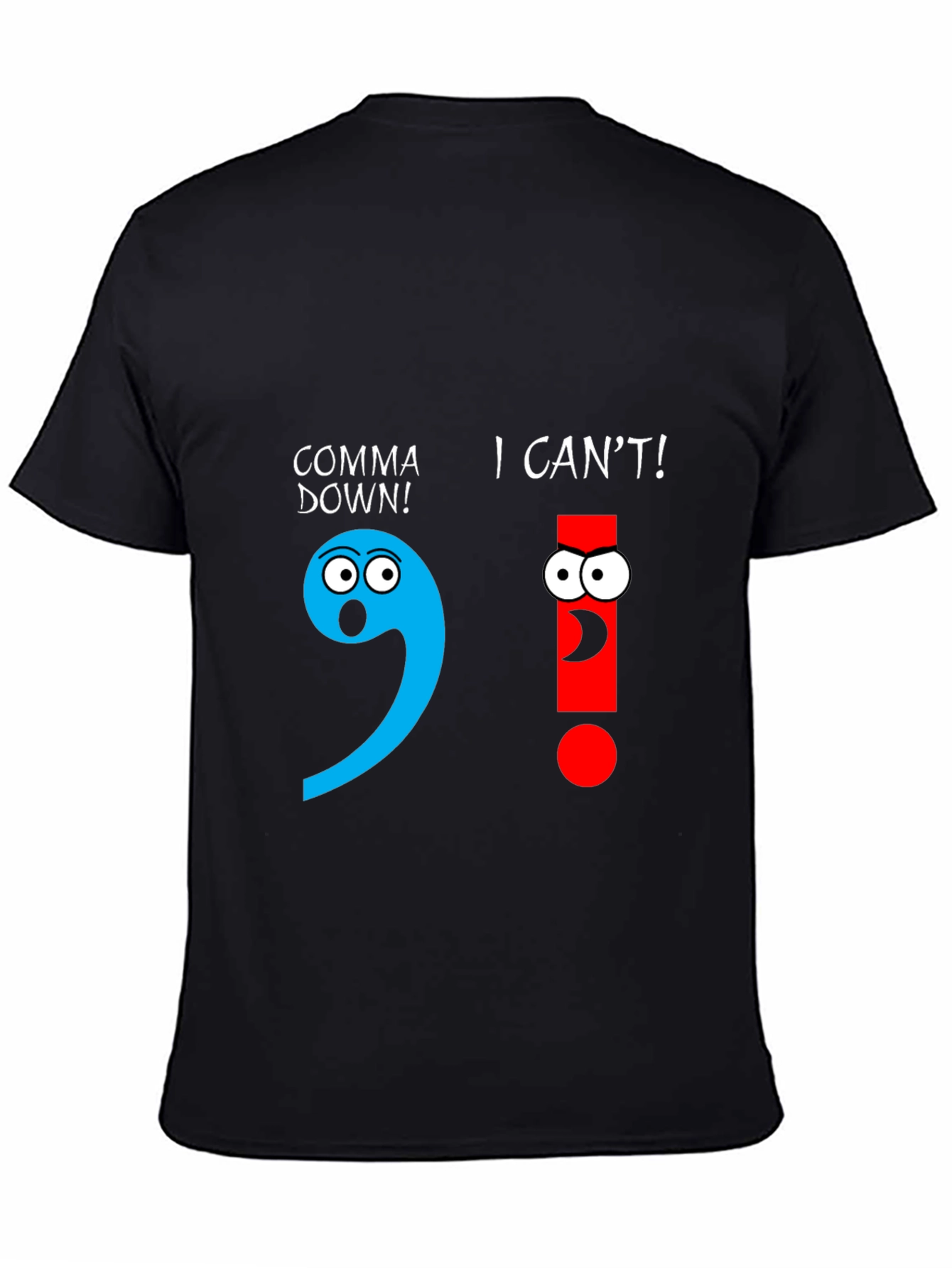 Comical Grammar T-Shirt: Punctuation Humor