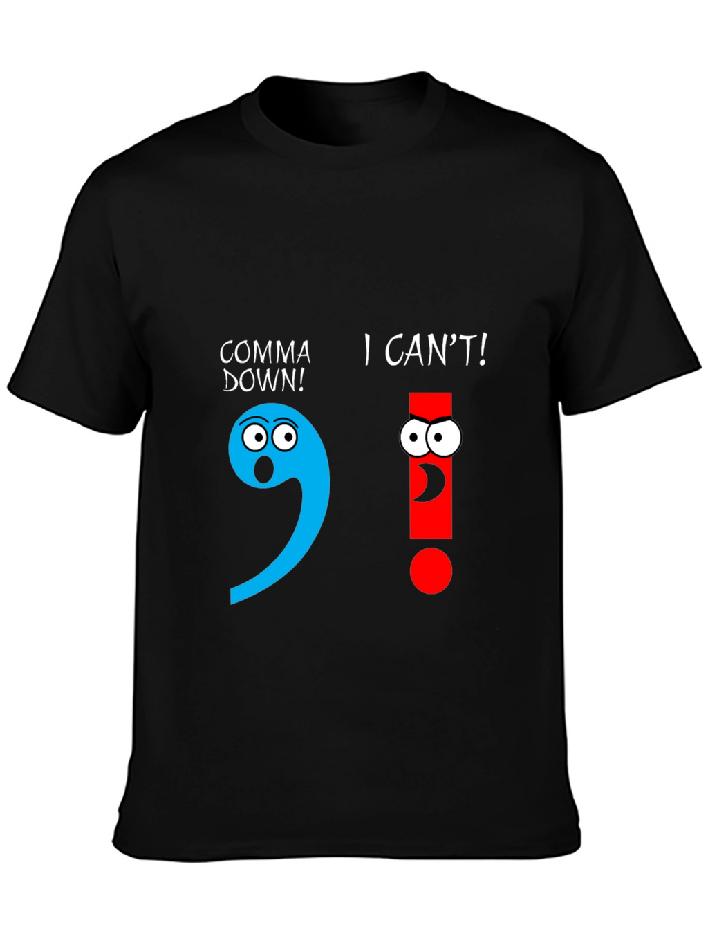 Comical Grammar T-Shirt: Punctuation Humor