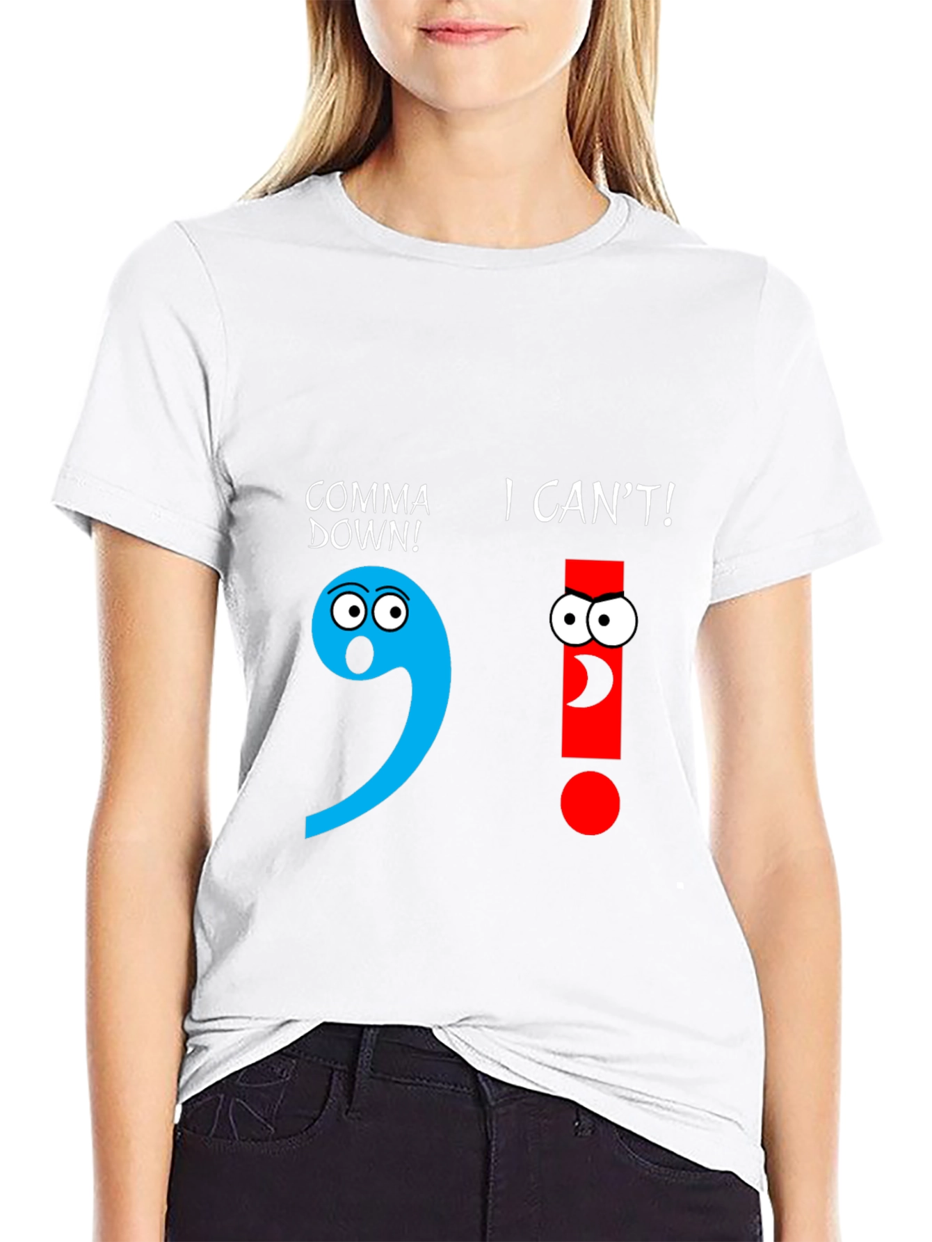 Comical Grammar T-Shirt: Punctuation Humor