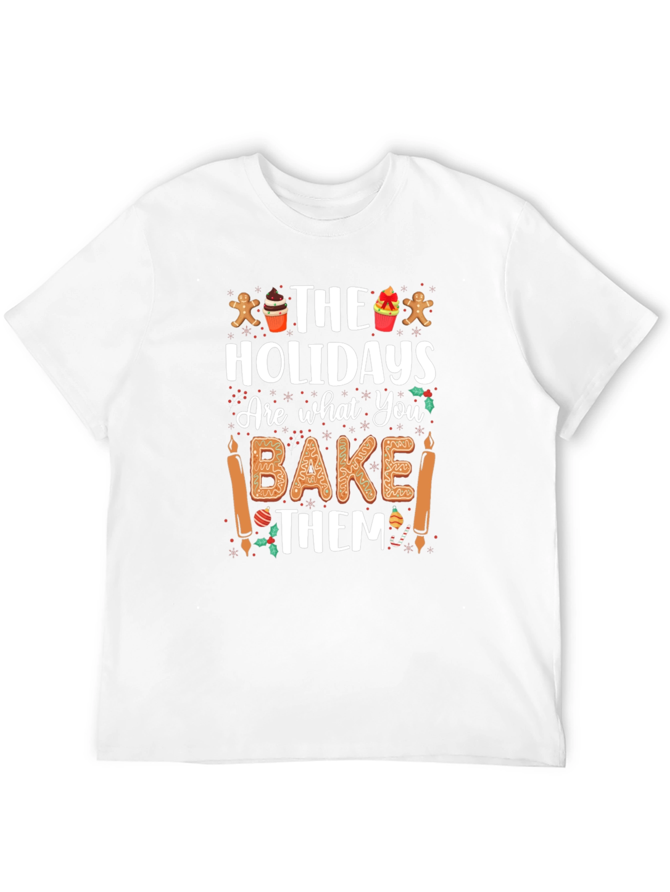 Holiday Baking T-Shirt - Unisex Christmas Tee