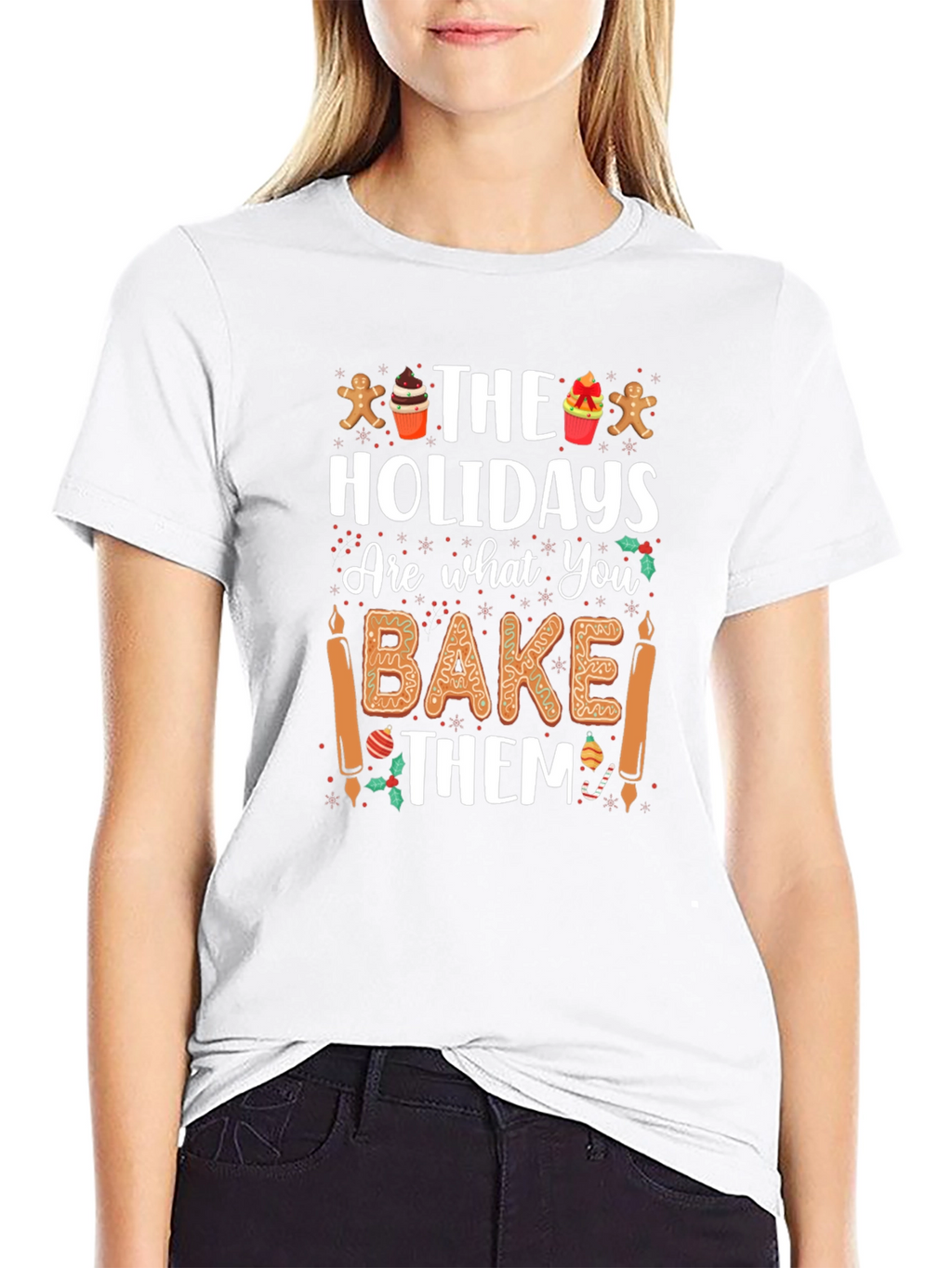 Holiday Baking T-Shirt - Unisex Christmas Tee